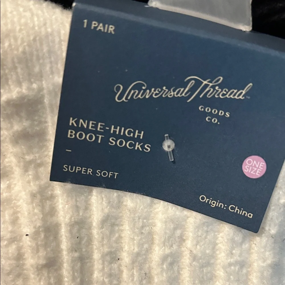 BearPaw Red and Black Plaid Socks - Picture 2 of 4